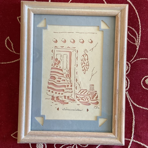 Figi Graphics Set of Two Matted Southwestern/Native American Decor Pictures - Picture 10 of 14